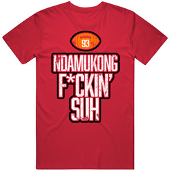 Ndamukong Suh Fcking Football Player Fan T Shirt