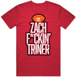 Zach Triner Fcking Football Player Fan T Shirt