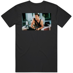 Die Hard 80's Famous Movie Scene Grunge Vintage T Shirt