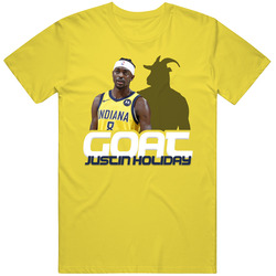 Justin Holiday Goat Greatest Of All Time Basketball Fan T Shirt
