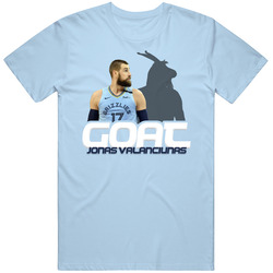 Jonas Valanciunas Goat Greatest Of All Time Basketball Fan T Shirt
