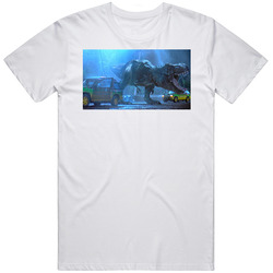 Jurassic Park Iconic Retro Movie Scene T Shirt
