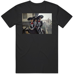 Three Amigos Funny Comedy 80s Movie Scene Vintage T Shirt