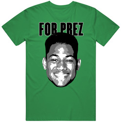 Trey Lance For Prez Funny Quarterback Football Player T Shirt