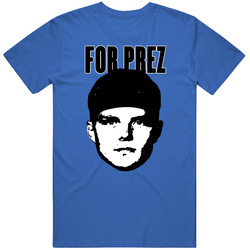 Zach Wilson For Prez Quarterback Football Player T Shirt