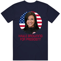 Kayle Browning For President United States Usa Olympic Athlete T Shirt