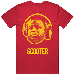 Eric Bieniemy Scooter Big Face Kansas City Football Fan T Shirt