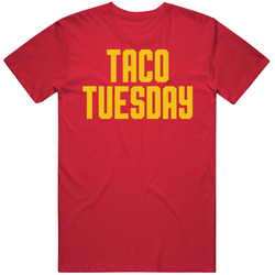 Taco Tuesday Taco Charlton Kansas City Football Nickname Fan T Shirt