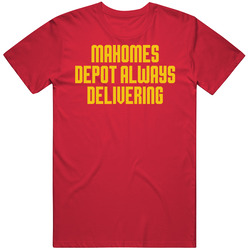 Mahomes Depot Always Delivering Patrick Mahomes Kansas City Football N