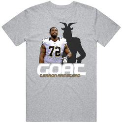 Terron Armstead New Orleans Football Fan Goat T Shirt
