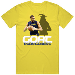 Rudy Gobert Goat Utah Basketball Player Fan T Shirt