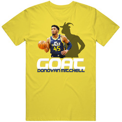 Donovan Mitchell Goat Utah Basketball Player Fan T Shirt