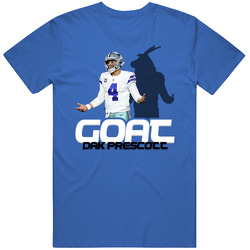 Dak Prescott Dallas Football Goat Fan T Shirt