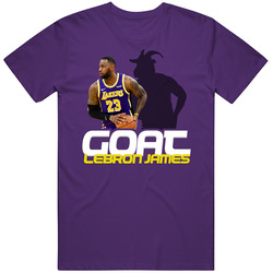 Lebron James Goat Los Angeles La Basketball Player Fan T Shirt