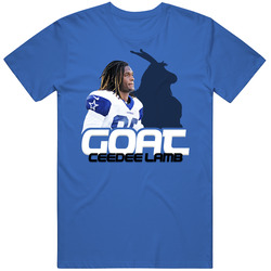 Ceedee Lamb Dallas Football Goat Fan T Shirt