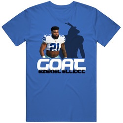 Ezekiel Elliott Dallas Football Goat Fan T Shirt