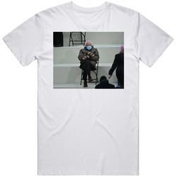 Bernie Sanders Sitting Alone 2021 Inauguration Meme T Shirt