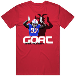 Mario Addison Buffalo Football Fan Goat T Shirt