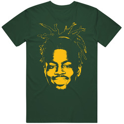 Stanford Samuels Green Bay Football Player Fan Big Head T Shirt