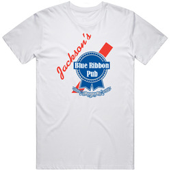 Jacksons Blue Ribbon Pub Milwaukee Popular Restaurant Food T Shirt
