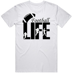 Football Life Athlete Sports Fan American Football T Shirt