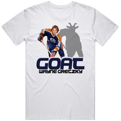 Wayne Gretzky Hockey Goat Greatest All Time Athlete T Shirt