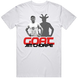 Jim Thorpe Baseball Football Goat Greatest All Time Athlete T Shirt