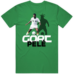 Pele Soccer Football Futbol Goat Greatest All Time Athlete T Shirt