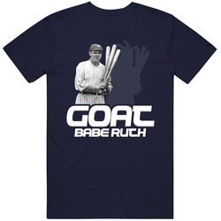 Babe Ruth Baseball Goat Greatest All Time Athlete T Shirt