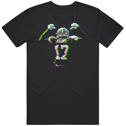Davante Adams Glitch Effect Green Bay Football Fan T Shirt