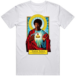 Saint Jules Winnfield Shepherd Of The Weak Pulp Fictiont T Shirt