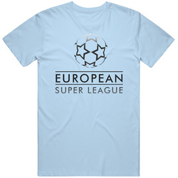 European Super League Football Soccer T Shirt