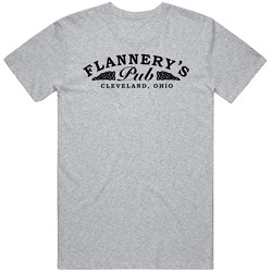 Flannerys Pub Cleveland Ohio Popular Restaurant Food T Shirt