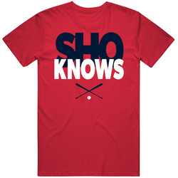 Sho Knows Baseball Los Angeles Shohei Ohtani T Shirt