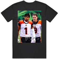 Jamarr Chase Joe Burrow Cincinnati Football T Shirt