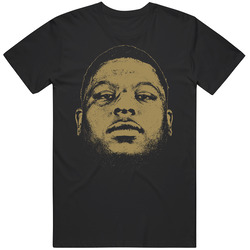 Cesar Ruiz New Orleans Football Player Fan Big Head T Shirt