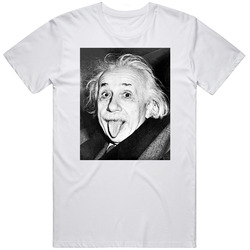 Albert Einstein Sticking Out Tongue T Shirt