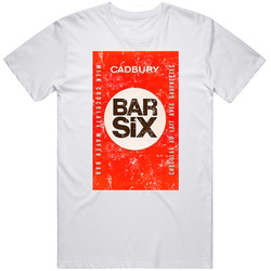 Cadbury Bar Six Chocolate Wafer Bar Distressed T Shirt