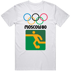 Moscow 80 Olympics Football T Shirt