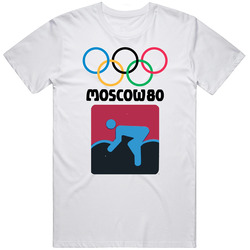 Moscow 80 Olympics Cycling T Shirt