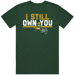 Green Bay Aaron Rodgers Qb I Still Own You Chicago Fans Game T Shirt