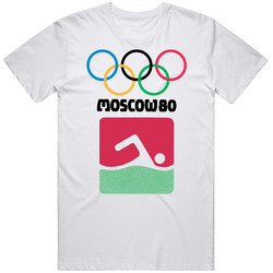 Moscow 80 Olympics Diving T Shirt