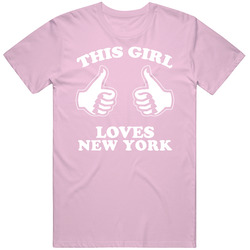 This Girl Loves New York Custom T Shirt