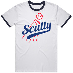 Scully Los Angeles Coach Baseball T Shirt