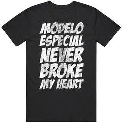 Modelo Especial Never Broke My Heart Worn Look T Shirt