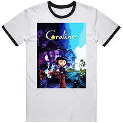 Coraline Movie  Gaiman T Shirt