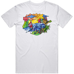 Cafe Mambo Maui Hawaii Restaurant Worn Look T Shirt