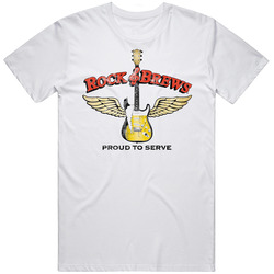 Rock & Brews Maui Hawaii Restaurant Worn Look T Shirt