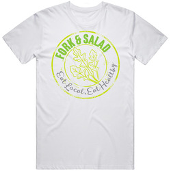 Fork & Salad Maui Maui Hawaii Restaurant Worn Look T Shirt
