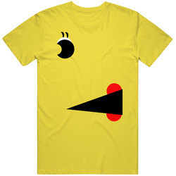 Mrs Pacman Face 80s Video Game Halloween Costume T Shirt